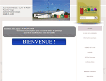 Tablet Screenshot of centresocial-thaon.fr